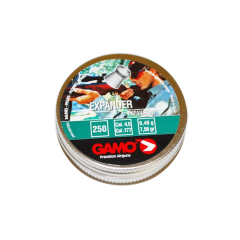 Lata de 250 balines Gamo Expander, calibre 4,5 mm, peso 0,49 gramos, 6322524