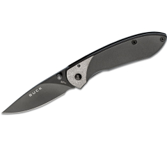 Facas de Corço STE-0327TTS Nobleman™ Faca de Bolso Revestida a Titânio com Lâmina de Aço Inoxidável 440A, 6,7cm com Cabo de Aço Inoxidável Revestido a Titânio, Clipe de Bolso de Aço Inoxidável para Correia/Camião/Camião