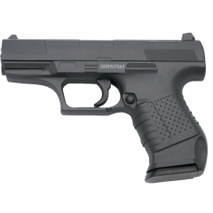 Pistola Galaxy G19 Negra - Pistola Muelle Calibre 6 mm Aleación metal y zinc - Energía 0.21 Julios - Velocidad de disparo 57.1 m/s - 186 FPS. Ref:G19N