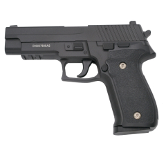 Pistolet Galaxy G26 Type Sig Sauer - Noir - Pistolet à ressort de calibre 6 mm Métal et alliage de zinc - Énergie 0,33 Joules - Vitesse de tir 82m/s - 268 FPS. Ref:G26