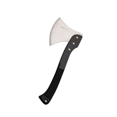 Hacha de campo Muela HA-W, con mango de aluminio, peso 680 gramos, tamaño total 46,5 cm + tarjeta multiusos de regalo