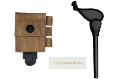 Affilatore al carburo di silicio de, doppia grana 180/400, affilatura efficiente, fodero in cordura e pietra focaia de Fire