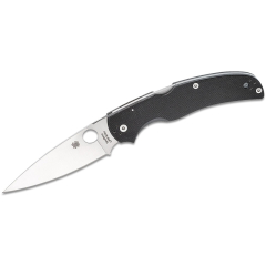 Spyderco STE- C244GP Folding knife Native Chief smooth blade de CPM S30V steel de 10,4 cm de satin finish and black G-10 handle. Clip inclusa de tasca multiposizione
