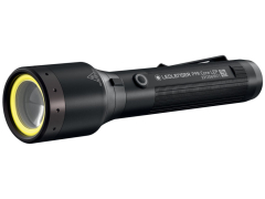 Ledlenser P9R Core LEP - Linterna recargable, haz enfocado de 1300 m, hasta 20 horas de tiempo de funcionamiento, modo de inundación de luz roja y blanca, impermeable IP68, linterna de trabajo ideal