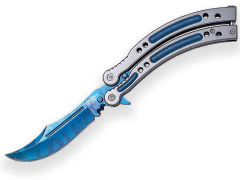 Coltello a ventaglio JKR CSGO, manico in alluminio, lama in acciaio inossidabile di 9,5 cm, con fodero in nylon, lunghezza totale 24 cm, JKR539