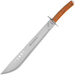 Machette Amazon Joker avec manche en bois et lame de 43,5 cm. Comprend une gaine en nylon JKR0717. 