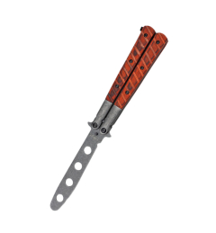 Ventilatore Third K2467X, lama de acciaio 420 de 9,8 cm, manico de acciaio inox e legno elegante