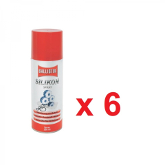 Silikonspray 200 Ml. En boîte de 6 unités.
