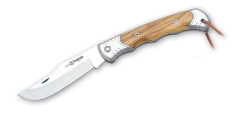 Navaja Campaña 0101 Miguel Nieto de 16,5 cms, con hoja de acero de 7 cms y mango de Cromo duro y madera natural de olivo