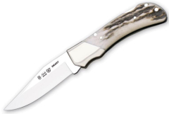 Razor 547 inteligente Miguel Nieto 17,5 CMS com chapa de aço de 8 cm e mango de chifre de veado