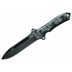 Cuchillo Warfare 196-N Miguel Nieto de 29,5 cms, con hoja de acero de 16 cms y mango Mikarta con funda Poliéster 600D y PVC