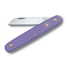 Canivete suíço para flores Victorinox Ecoline 3.9050.22B1 e lâmina de 5,5 cm com bolha de nylon de 10 cm em cor malva