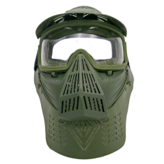Maschera verde airsoft con occhiali Amont 603V