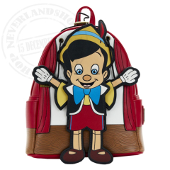 Loungefly, Mini Mochila Pinocho Marioneta de Disney