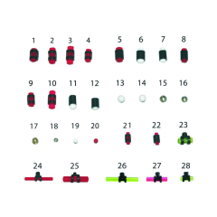 2X7 Visierpunkt Disponible Für 2,6 und 3Mm Gewinde. Parabellum 600.022