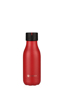 Les Artistes-Paris a-1952 Bottle Up Time' Up Thermosflasche mit, Edelstahl, leuchtend rot, 6,7 cm