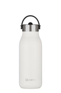 Les ARTISTTES Paris A-2393 Bottle'Up 2.0, 1-Liter-Flasche, BPA-freie isothermische Flasche, wiederverwendbar, hält 12 Stunden warm und 24 Stunden kalt, Griff, Edelstahl, Oxford-Design.