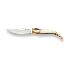 Classico coltello sherry Joker Bandolero con polsino sull'albero toro e lama 9 cm MOVA, NA01 + carta regalo multiuso