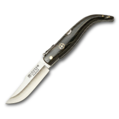 Navaja Pastora Clásica Joker NF158 acero Mova 1.4116 hoja 8 cm punta Spear Point mango asta de búfalo apertura manual bloqueo palanquilla uso diario camping caza	