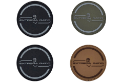 Kit di 4 toppe tattiche, materiale TPR, ecologico e durevole, conforme agli standard RoHS, REACH, EN 71-3, ASTM F963