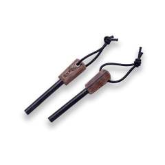 Feuerstein Joker PD02, braunes Micarta-Leinwandmaterial, Werkzeug für Fischerei, Jagd, Camping und Trekking