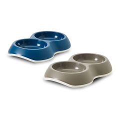 Futterautomat - Double Delice Drinker, für kleine Hunde und Katzen, rutschfeste Basis, Hohe Qualität