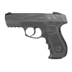 Pistola Gamo GP-20 Combat de CO2 semi-automática, autonomía 50 disparos, potencia 3 Julios, diseño mejorado en precisión y disparos, 6111397