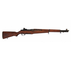Réplica de Fusil M1 Garand calibre .30 de los Estados Unidos en 1932  en la Segunda Guerra Mundial, fabricado en madera y metal, con cañón ciego, no funciona, para decoración