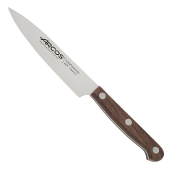 Couteau de chef Arcos Bois de rose - Prof 263100 acier inoxydable Nitrum et mango Bois de rose avec lame de 12 cm et housse de lame.