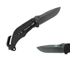 Couteau de sauvetage tactique Esp Lame lisse 10 Cm.