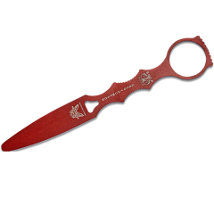 Benchmade STE-176T Cuchillo de entrenamiento sin filo con Acero inoxidable 440C (58-60 HRC) de 18,42 cm y Funda moldeada con agujero, clip compatible mollé 