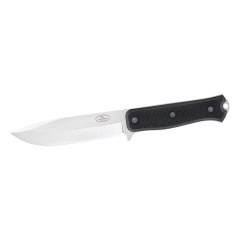 Faca de sobrevivência da marca FallKniven S1x, de aço CoSLam, lâmina de 13,2 cm. Cabo de Thermorun na cor preta (Preto). Contém a Bainha Zytel.