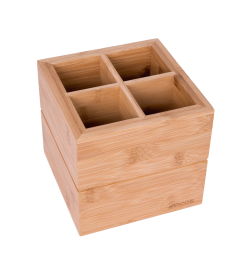Arcos Soporte utensilios de cocina de bambú 150 x 160 x 160 mm