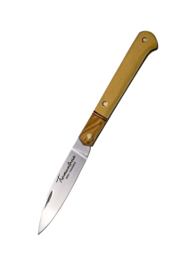 Messer Cabritera Tramuntana Messer TK-30, spanische Herstellung, Griff de Holz de Olivenbaum und Buchsbaum, Klinge de Edelstahl 420 de 7,1 cm, mit Box de Präsentation. Ref. TK-30.