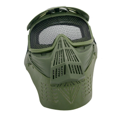 Grüne Airsoft-Maske mit Gitter Amont 6053V