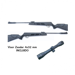 Carbina de Ar Comprimido Artemis/Zasdar SR1000S Sistema de Pistão a Gás Calibre 5.5mm Com Visor 4x32