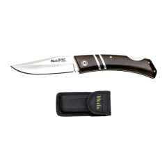 Muela bloc couteau de chasse ZX ZX-8GR, cachas bois Granadillo, feuille MOVA 8,5 cm