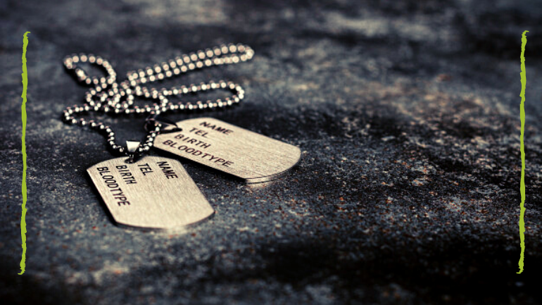 Placas de identificación militar