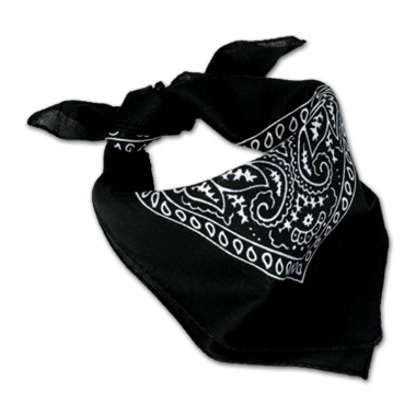 La bandana es el pañuelo ideal para proteger la cabeza y el cuello de los cazadores y campistas