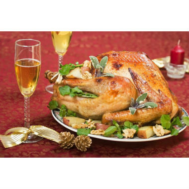 El pavo es el plato estrella de la Navidad y suele acompañarse en la mesa por un vino espumoso
