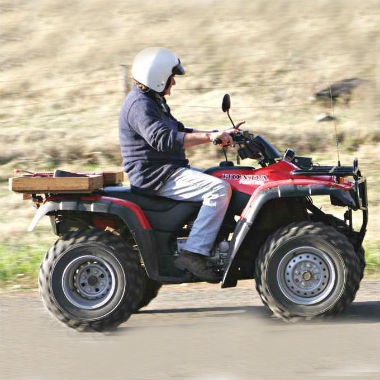 Las cámaras de marcha atrás en los quads y vehículos ligeros