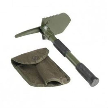 Una pala plegable ocupa poco espacio y sirve para infinidad de cosas