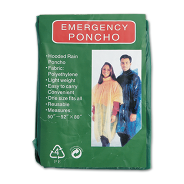 Los ponchos e impermeables de emergencia cuestan muy poco y valen mucho