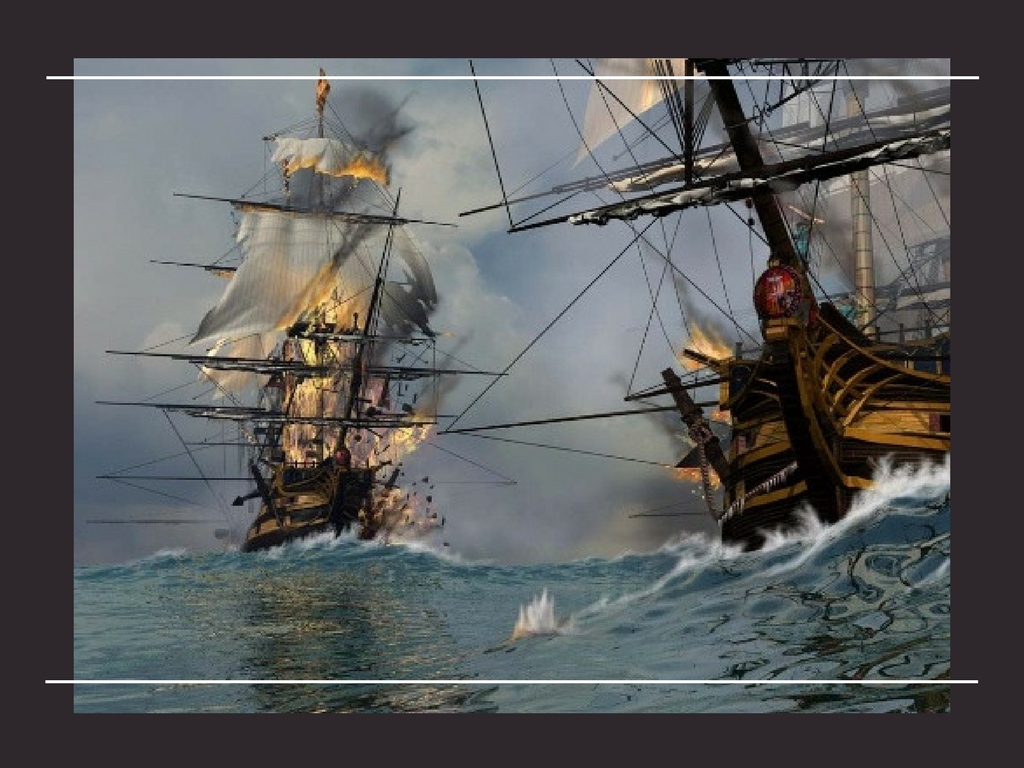 El amplio armamento de los piratas