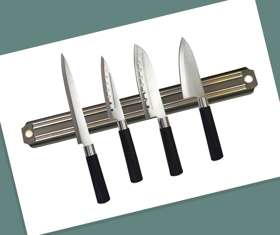 La barra imantada para ordenar tus cuchillos y herramientas