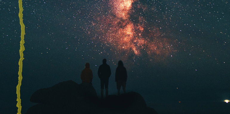 Orientación con el sol, la luna y las estrellas