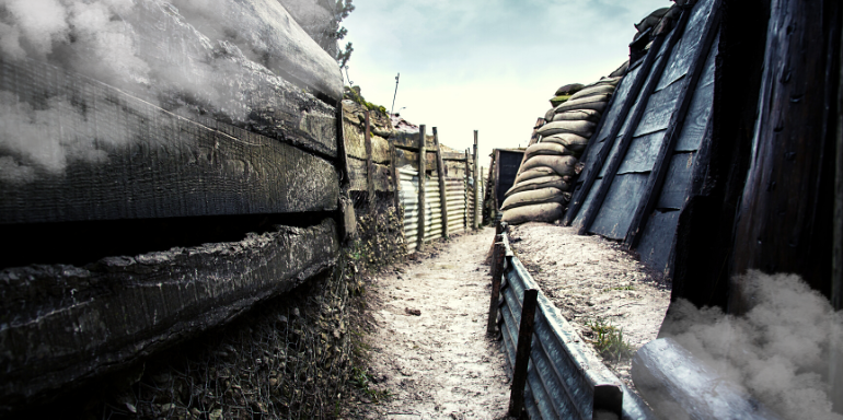 La vida en las trincheras durante la Primera Guerra Mundial