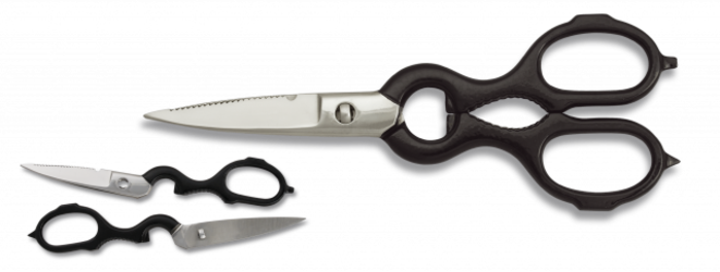 Tesoura para cozinha Gifaz de aço inoxidável de tamanho 21 cm, destacável e apresentação da bolha 15032