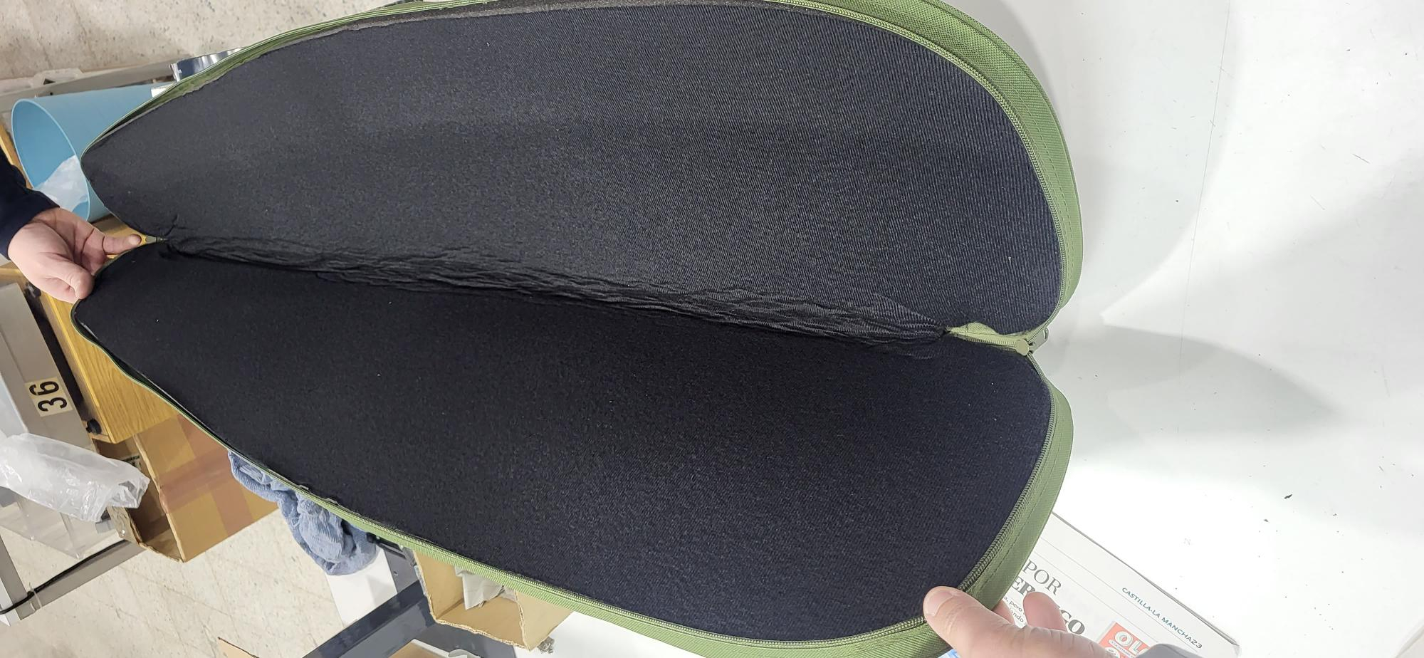 Estojo de Espingarda de Nylon acolchoado em Verde, 113 cm de comprimento - JKR2606.