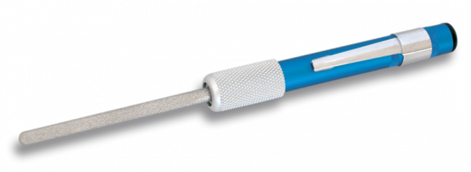 Caneta apontador Virginia de pedra de diamante e alumínio inclui Clip 21112